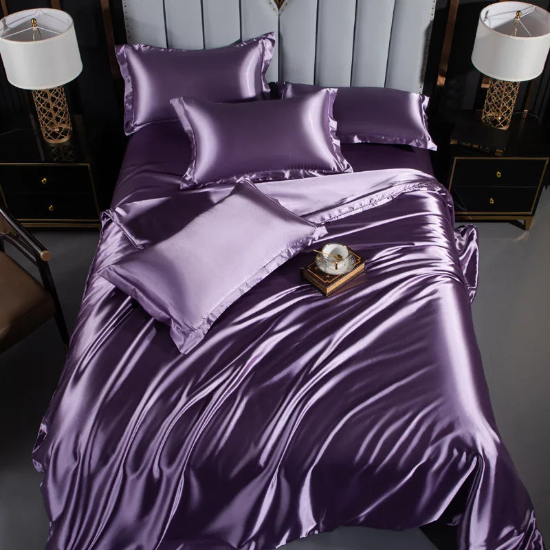 A/B double-sided color bedding set by 𝕄𝕔 𝕋𝕙𝕖 𝔹𝕝𝕒𝕔𝕜 𝔻𝕚𝕒𝕞𝕠𝕟
