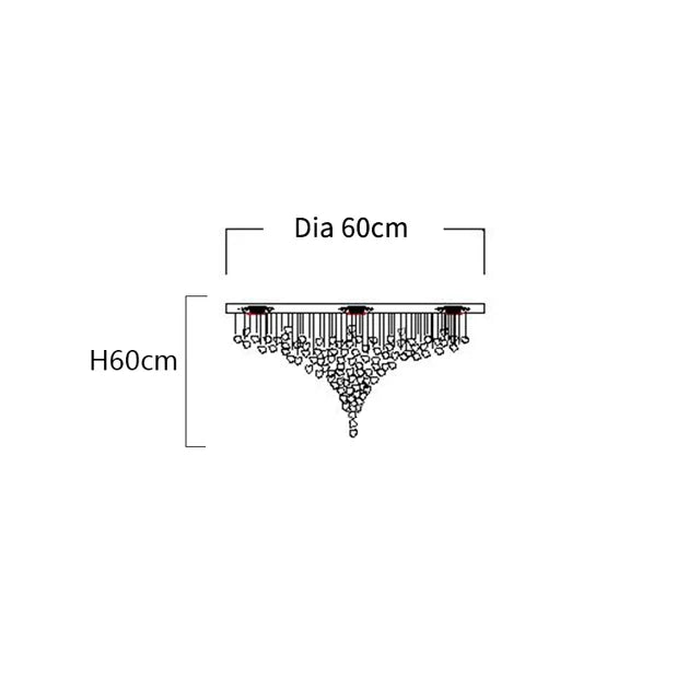 Modern Stone Crystal LED Chandelier Large Staircase Luxury Ceiling Pendant Light Home Decor Cristal Glass Suspension Lamps - https://mohammadcollection.com