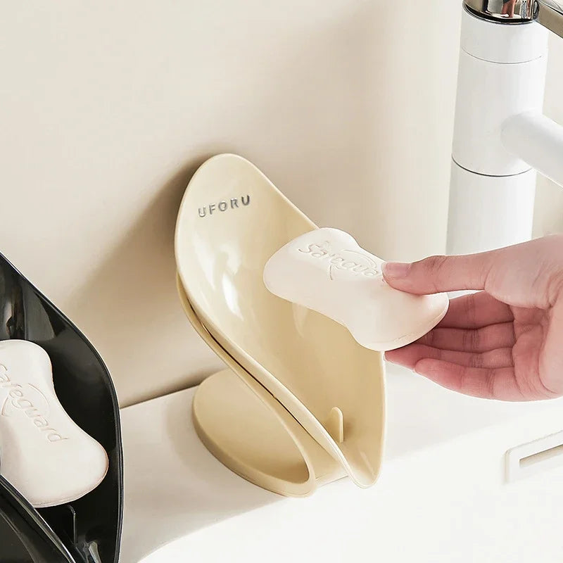 Modern Light Luxury Bathroom Soap Holder - Multi-Functional Countertop Storage Box with Self-Draining Design & Leak-Proof Base - https://mohammadcollection.com
