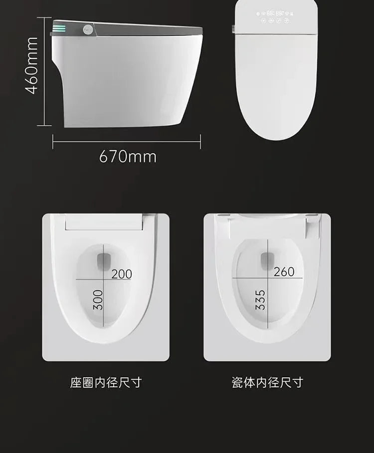 Modern ZQSmart fully automatic voice-activated bath toilet by ๐๐ ๐๐๐ ๐น๐๐๐๐ ๐ป๐๐๐๏ฟฝ