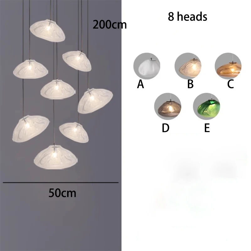 Modern MC THE BLACK DIAMOND crystal chandelier with hanging glass prisms, elegant lighting fixture for home decoration.