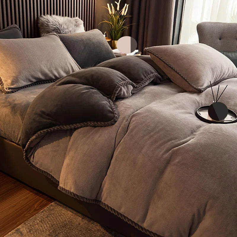 Modern style double-sided milk velvet winter duvet cover by ๐๐ ๐๐๐ ๐น๐๐๐๐ ๐ป๐๐๐๐ ๏ฟฝ