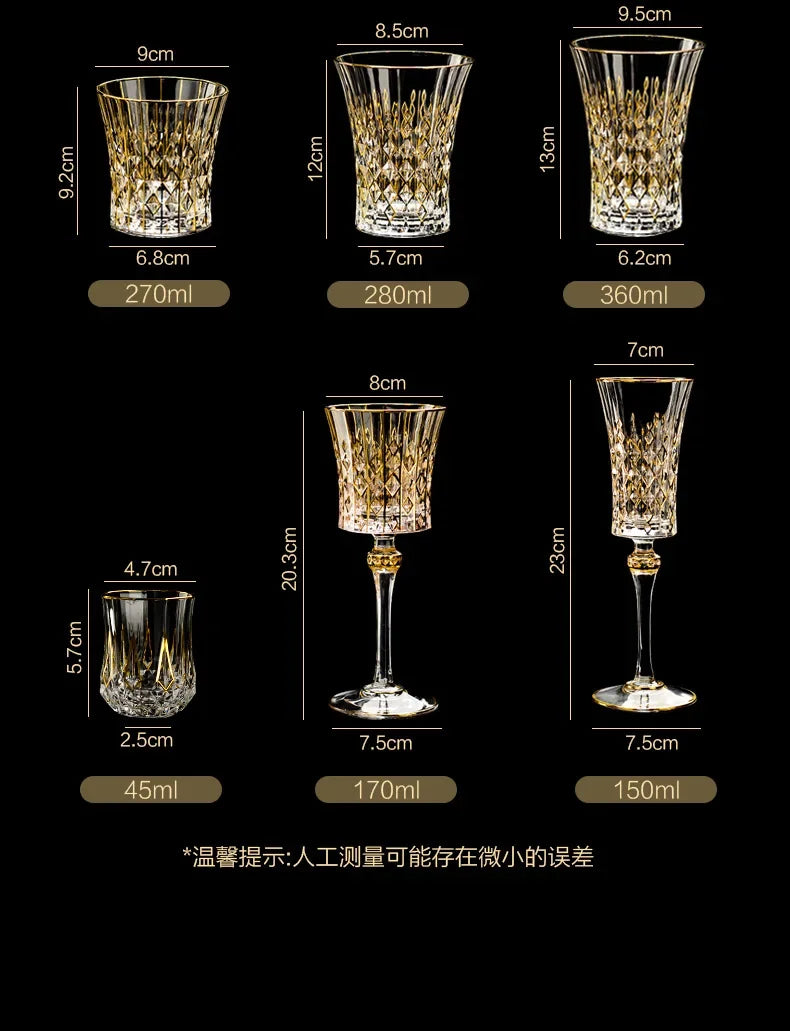 Luxury French CDA whisky and red wine glasses by ๐๐ ๐๐๐ ๐น๐๐๐๐ ๐ป๐๐๐๐ ๏ฟฝ