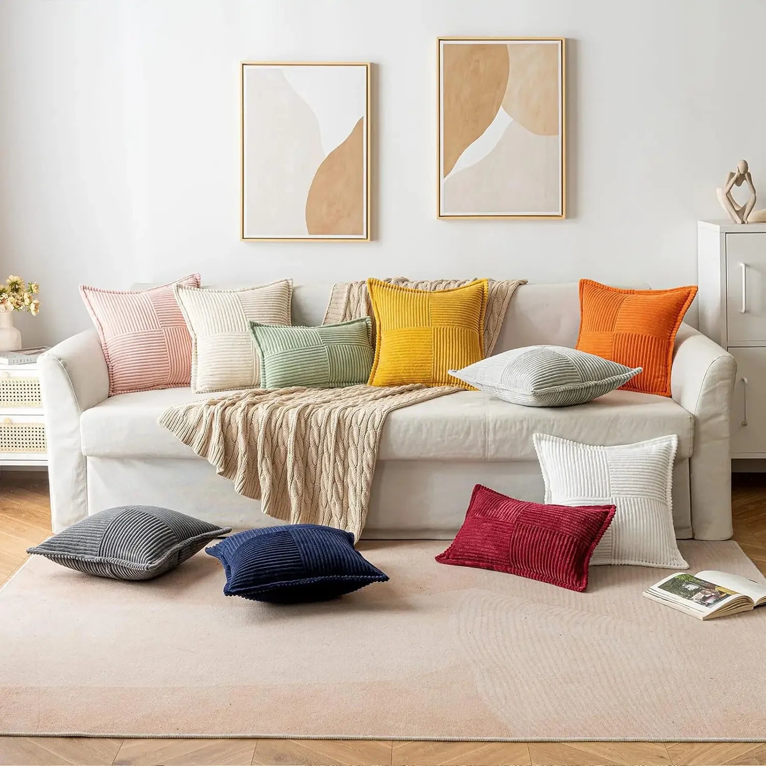 Boho striped pillow covers from ๐๐ฎ ๐๐๐ ๐น๐๐๐๐ ๐ป๐๐๐๐ ๐๏ฟฝ