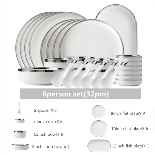 MC Dinnerware Set For Family