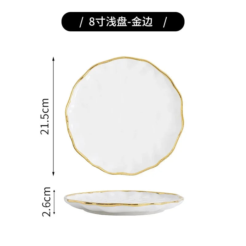 Nordic ceramic noodle and steak plates set by 𝕄𝕔 𝕋𝕙𝕖 𝔹𝕝𝕒𝕔𝕜 𝔻𝕚𝕒𝕞𝕠�