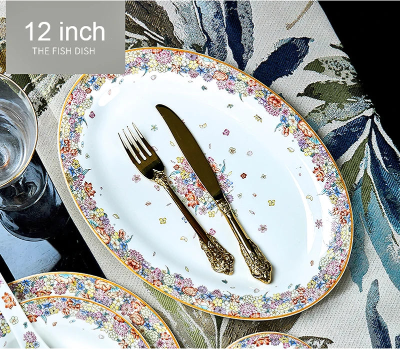 50-piece porcelain dinner set with star design by ๐๐ฎ ๐๐๐ ๐น๐๐๐๐ ๐ป๐๐๐๐ ๏ฟฝ