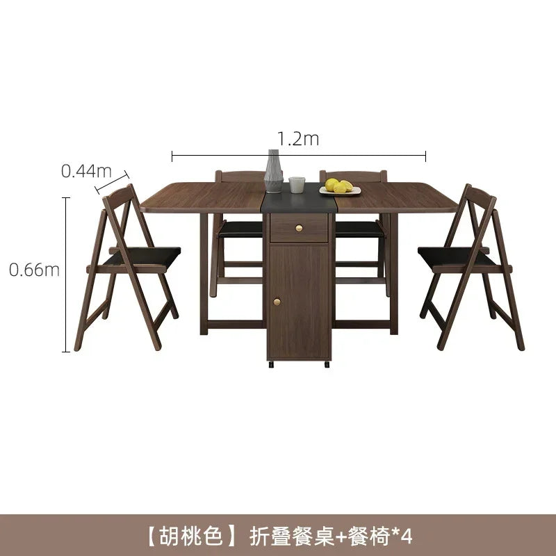 MC The Black Diamond luxury folding kids’ dining and study wood table, ideal for party or room use, with a sturdy, stylish design.