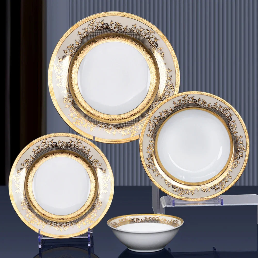 Set of 98-piece porcelain dinnerware by ๐๐ ๐๐๐ ๐น๐๐๐๐ ๐ป๐๐๐๐ ๏ฟฝ