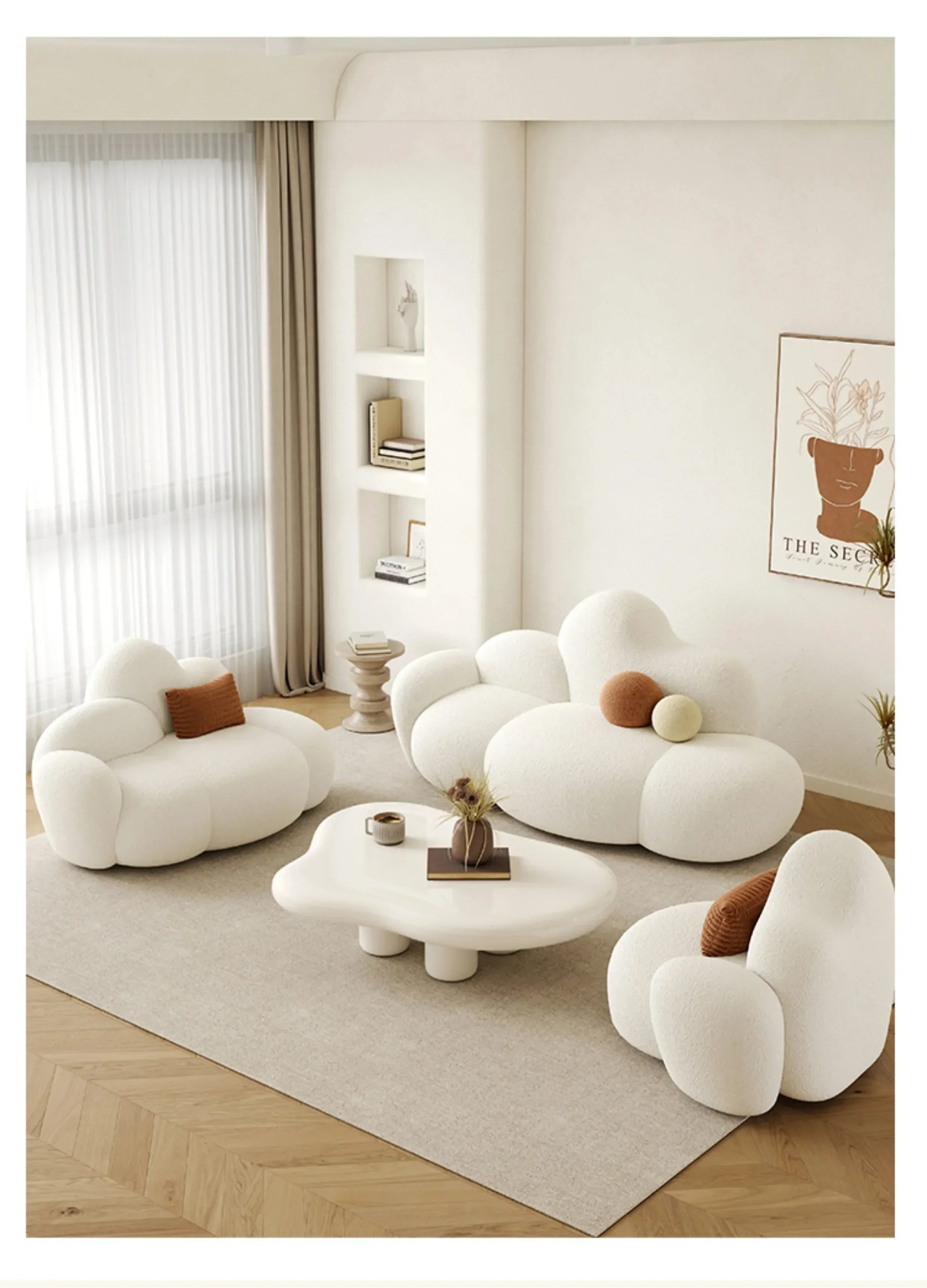Comfortable MC THE BLACK DIAMOND living room sofa with plush filling, perfect for relaxing and adding style to your furniture.
