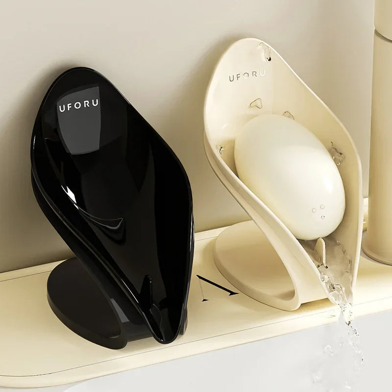 Modern Light Luxury Bathroom Soap Holder - Multi-Functional Countertop Storage Box with Self-Draining Design & Leak-Proof Base - https://mohammadcollection.com