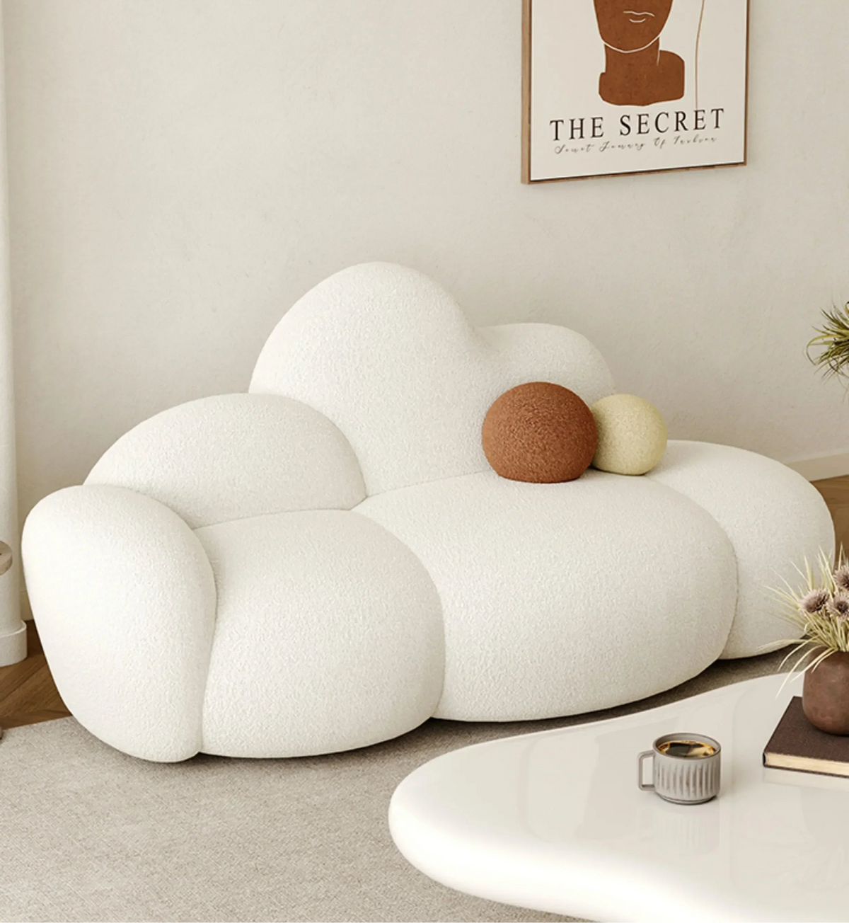 Comfortable MC THE BLACK DIAMOND living room sofa with plush cushions and modern design, perfect for relaxing in a stylish space.
