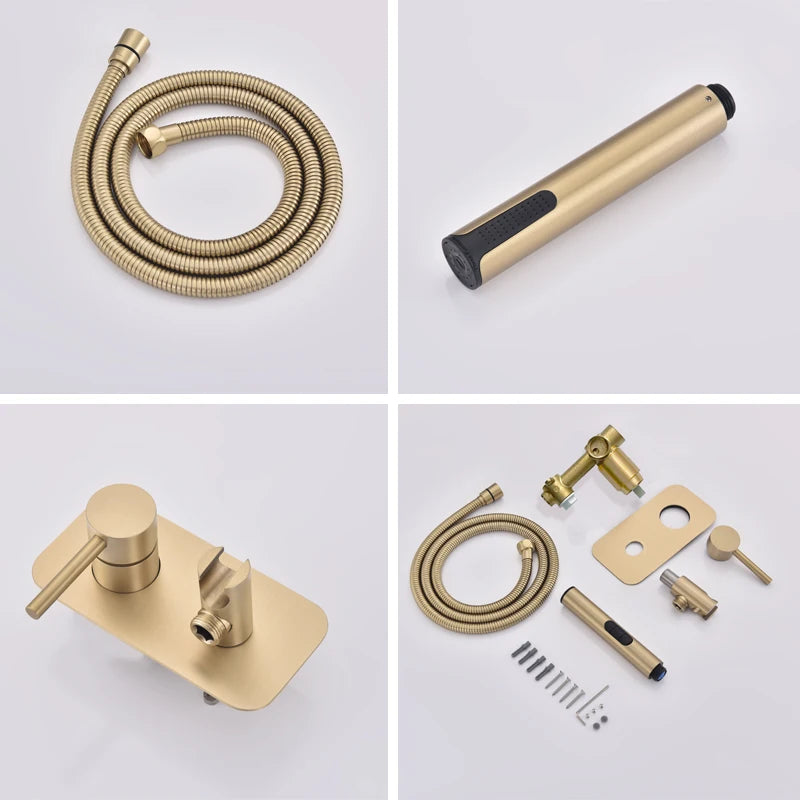 Wall Mounted Bidet Sprayer Faucet