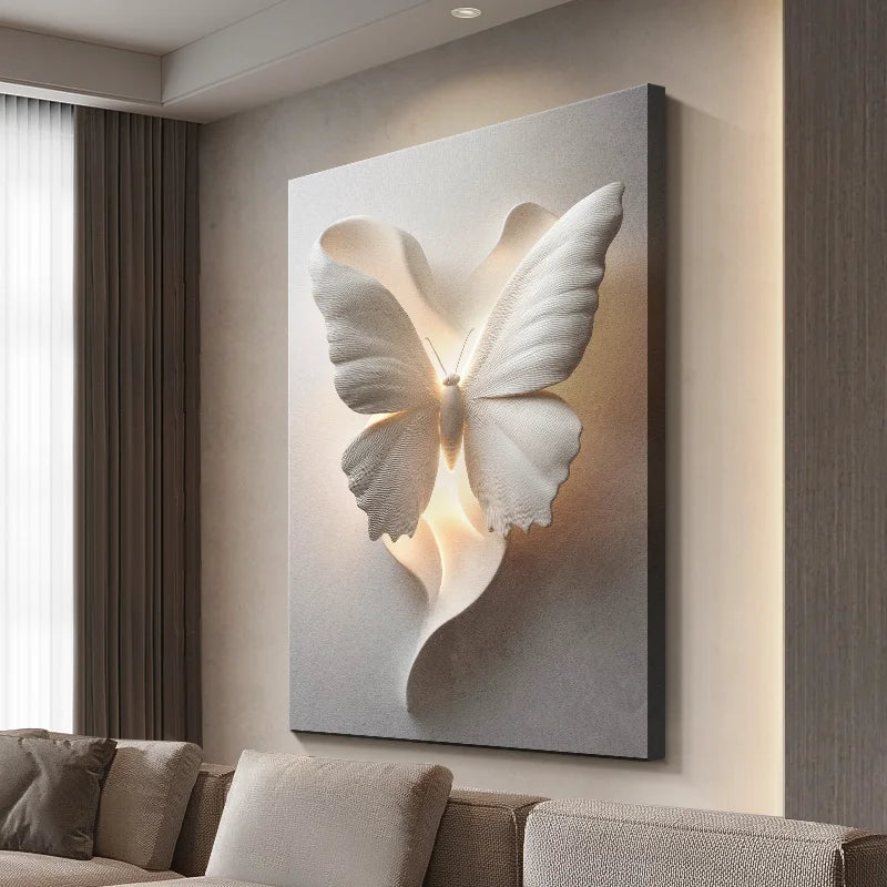 MC THE BLACK DIAMOND butterfly wall light fixture for living room, decorative LED wall decor with elegant butterfly design.