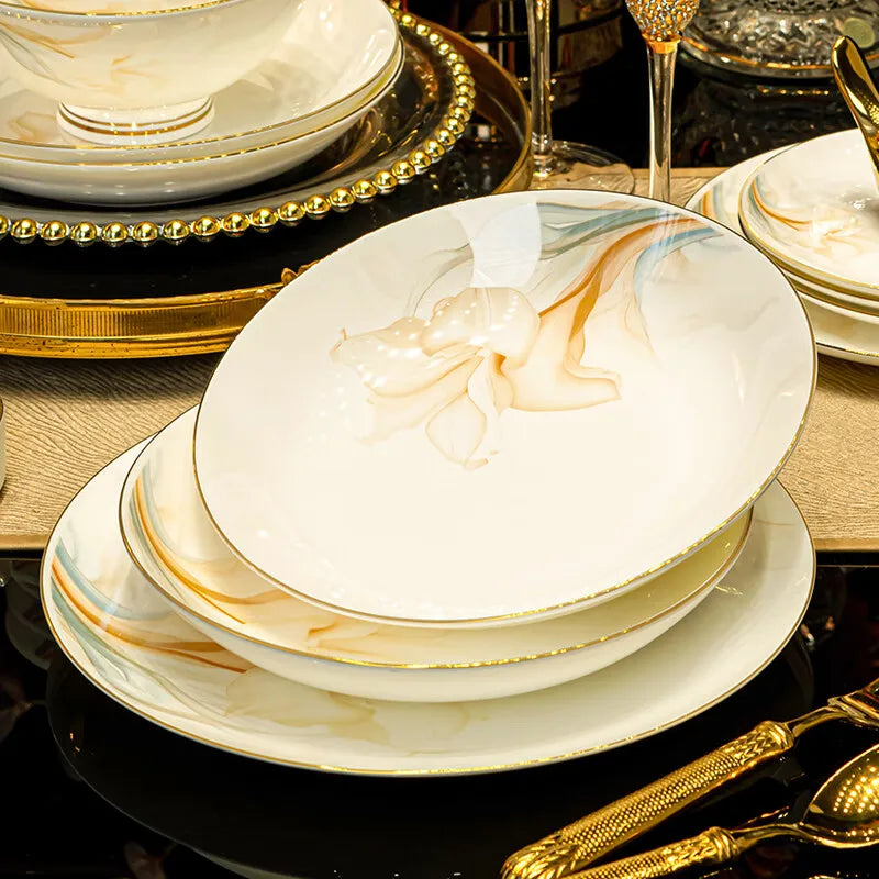 Jingdezhen high-end bowl and plate set from ๐๐ ๐๐๐ ๐น๐๐๐๐ ๐ป๐๐๐๐