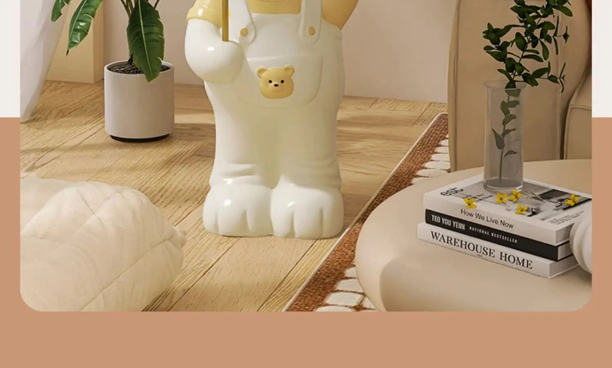 Modern cream-colored figurine from MC THE BLACK DIAMOND, stylish home decor decoration piece.
