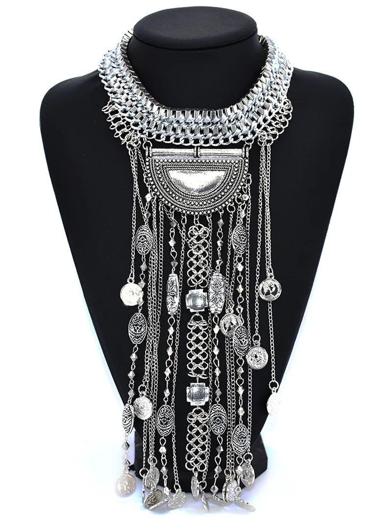 Fashion maxi boho tassel statement necklace by ๐๐ ๐๐๐ ๐น๐๐๐๐ ๐ป๐๐๐๐ ๏ฟฝ