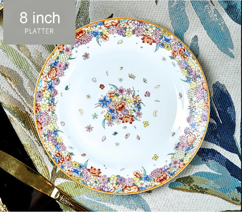 Set of 50-piece porcelain dinnerware with star design by ๐๐ฎ ๐๐๐ ๐น๐๐๐๐ ๐ป๐๐๐๏ฟฝ
