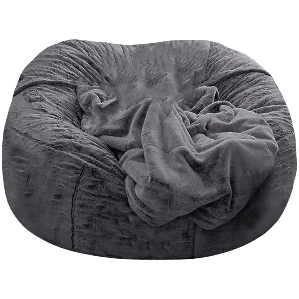 MC THE BLACK DIAMOND Useful Sofa Bean Bag cover, flexible and soft fabric with a modern design for comfortable seating.