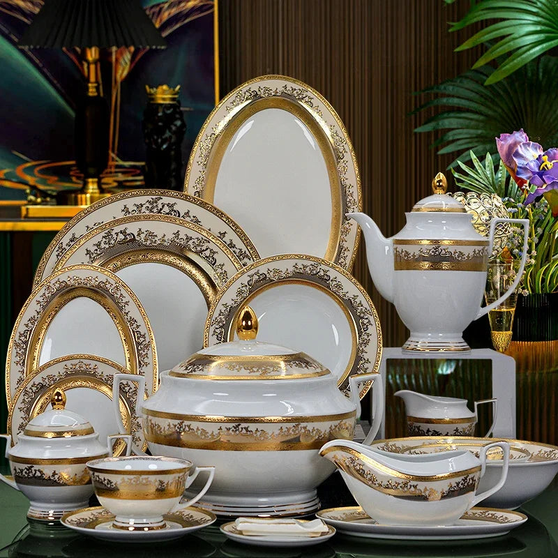 Porcelain dinnerware set by ๐๐ ๐๐๐ ๐น๐๐๐๐ ๐ป๐๐๐๐ ๐๏ฟฝ