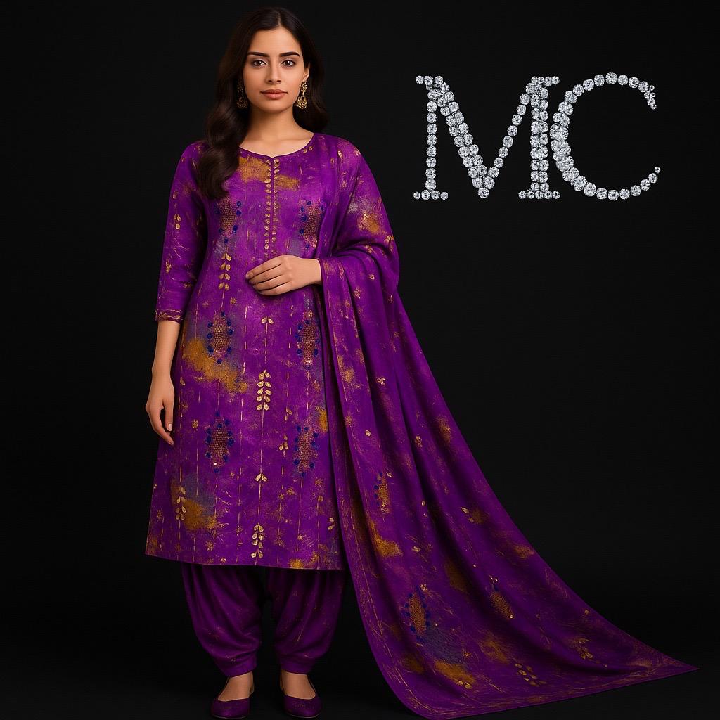 Soft pink chiffon fabric from Mohammad Collection, 4-meter length for suits, lightweight and flowy material ideal for elegant designs.