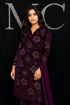 Velvet fabric from Mohammad Collection, 4-meter suit length in rich, smooth velvet with a luxurious appearance.