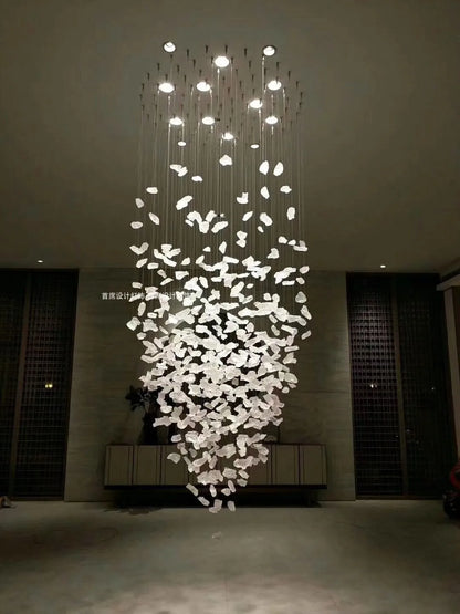 Creative Crystal Stone Pendant Hotel Sales Office Conference Room Sand Table Post-modern Lobby Art Personality Pendant Pendant