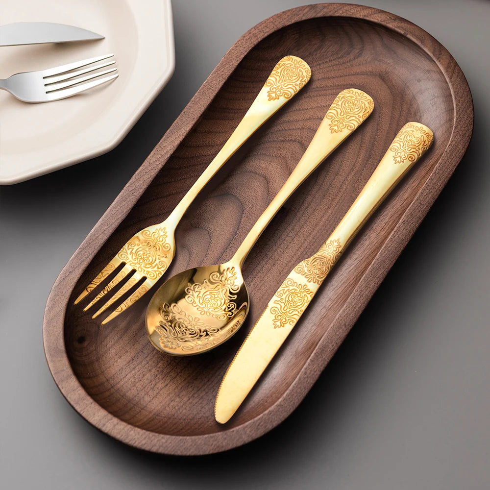 16/24-piece silverware set by 𝕄𝕔 𝕋𝕙𝕖 𝔹𝕝𝕒𝕔𝕜 𝔻𝕚𝕒𝕞𝕠𝕟