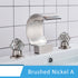 MC THE BLACK DIAMOND Shinesia luxury gold bathroom basin faucet with dual handles for vessel sink, hot and cold water mixer tap.