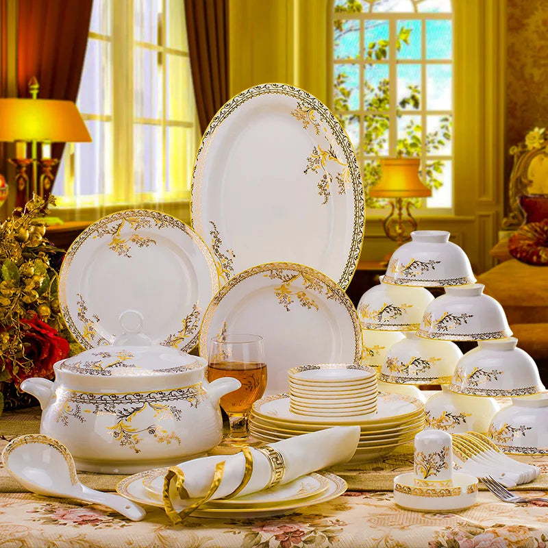 Set of 56-piece black ceramic dinnerware by 𝕄𝕔 𝕋𝕙𝕖 𝔹𝕝𝕒𝕔𝕜 𝔻𝕚𝕒𝕞𝕠�