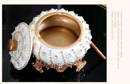 European Resin Diamond Fruit Plate Dried Fruit Candy Dish Tissue Box Ornaments Home Livingroom Table Furnishing Decoration Craft - https://mohammadcollection.com