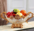 European Resin Diamond Fruit Plate Dried Fruit Candy Dish Tissue Box Ornaments Home Livingroom Table Furnishing Decoration Craft - https://mohammadcollection.com