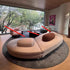SS French Pebble Sofa Designer Large Flat Layer Love Special-shaped Green Fabric Module Combination Arc - https://mohammadcollection.com