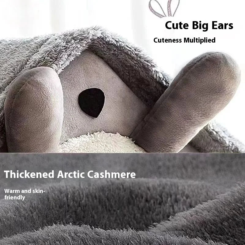 MC THE BLACK DIAMOND all season dog cave bed with removable washable cover, cozy winter warm pet house for small dogs and cats.