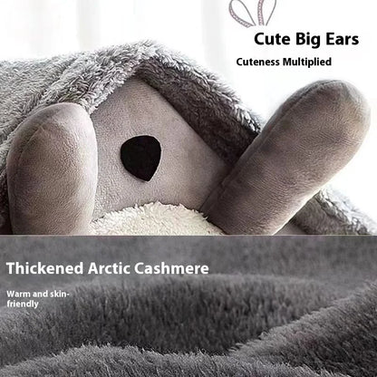 MC THE BLACK DIAMOND all season dog cave bed with removable washable cover, cozy winter warm pet house for small dogs and cats.