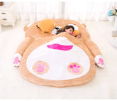 Cute cartoon brown bear mattress sofa bed by MC THE BLACK DIAMOND, soft and comfortable futon for adults, perfect for tatami floors.