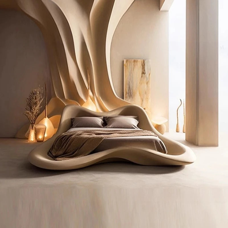 Bedroom Fashionable Beds Soft Design Simple Comfortable Wedding Beds Minimalist Modern Beauty Wood Cama De Casal Furniture - https://mohammadcollection.com