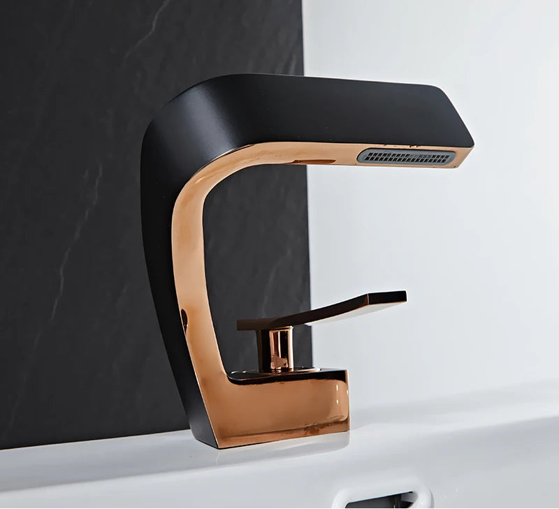 Brass black gold basin faucet by 𝕄𝕔 𝕋𝕙𝕖 𝔹𝕝𝕒𝕔𝕜 𝔻𝕚𝕒𝕞𝕠𝕟�