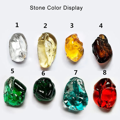 Black Art Luxury Stone Crystal Chandelier For Staircase Hallway Lobby Modern Cristal LED Hanging Lamp Home Indoor Light Fixtures