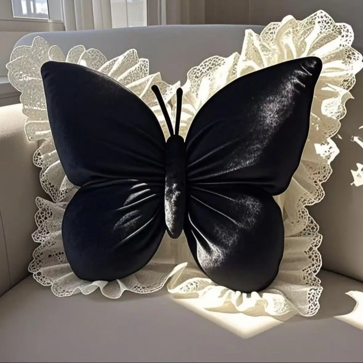Princess Butterfly Office Pillow Living Room Bow Bedroom Car Sofa Cushion Home New Pillow Room - https://mohammadcollection.com