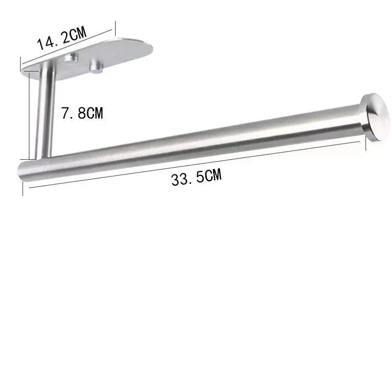 Self-Adhesive Under Cabinet Paper Towel Holders for Kitchen Paper Towels Available in Adhesive Screws Stainless Steel - https://mohammadcollection.com