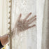 New Relief Jacquard Beige Chenille Curtains for Living Rooms Bedrooms Balconies Villas Custom Window Screens Valance - https://mohammadcollection.com