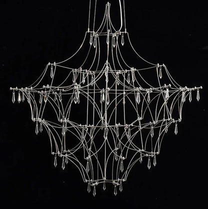 Modern Chrome Plating Luxury Crystal Chandelier Living Room Bedroom Lights Home Decorative Lights Dining Room Lighting Fixtures