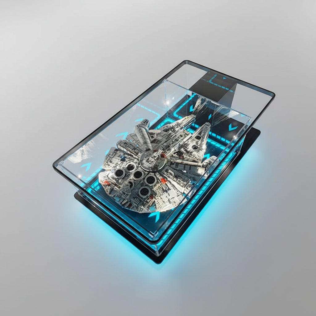 Modern simple living room home coffee table acrylic display box building block model dust cover advanced sense - https://mohammadcollection.com