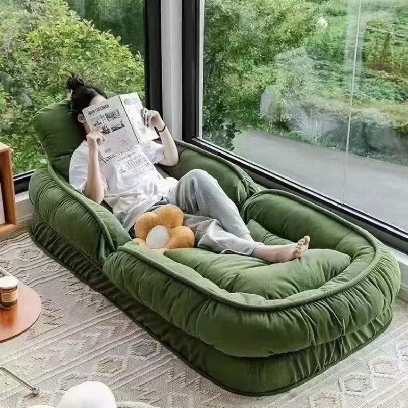 Single Pullout Sofa Bed Balcony Bedroom Soft Comfortable Tatami Nordic Simplicity Living Room Furniture Home Decor Accessories - https://mohammadcollection.com