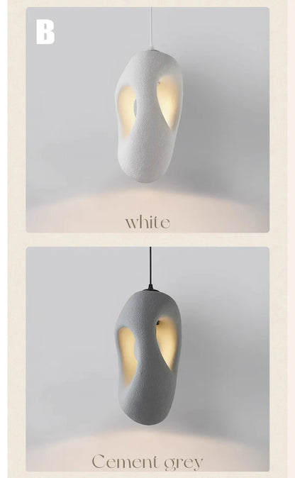Nordic Villa Stairs Wabi Sabi E27 Led Pendant Lights
