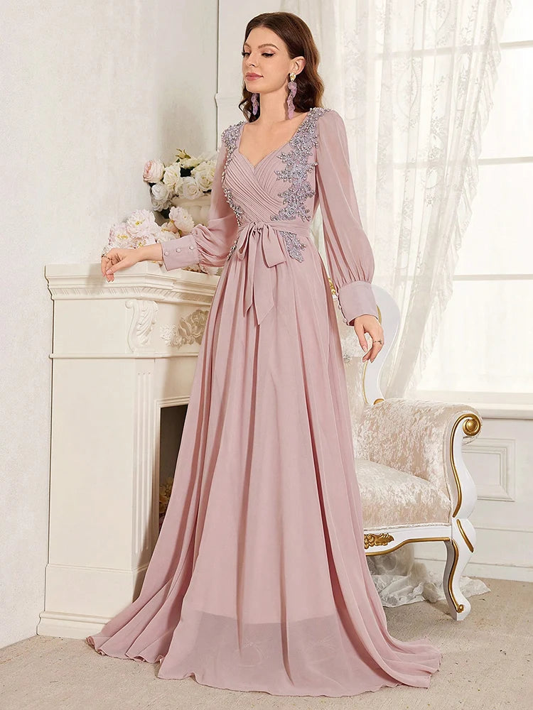 MC Women Luxury Elegant Formal Party Evening Bridesmaid Dress