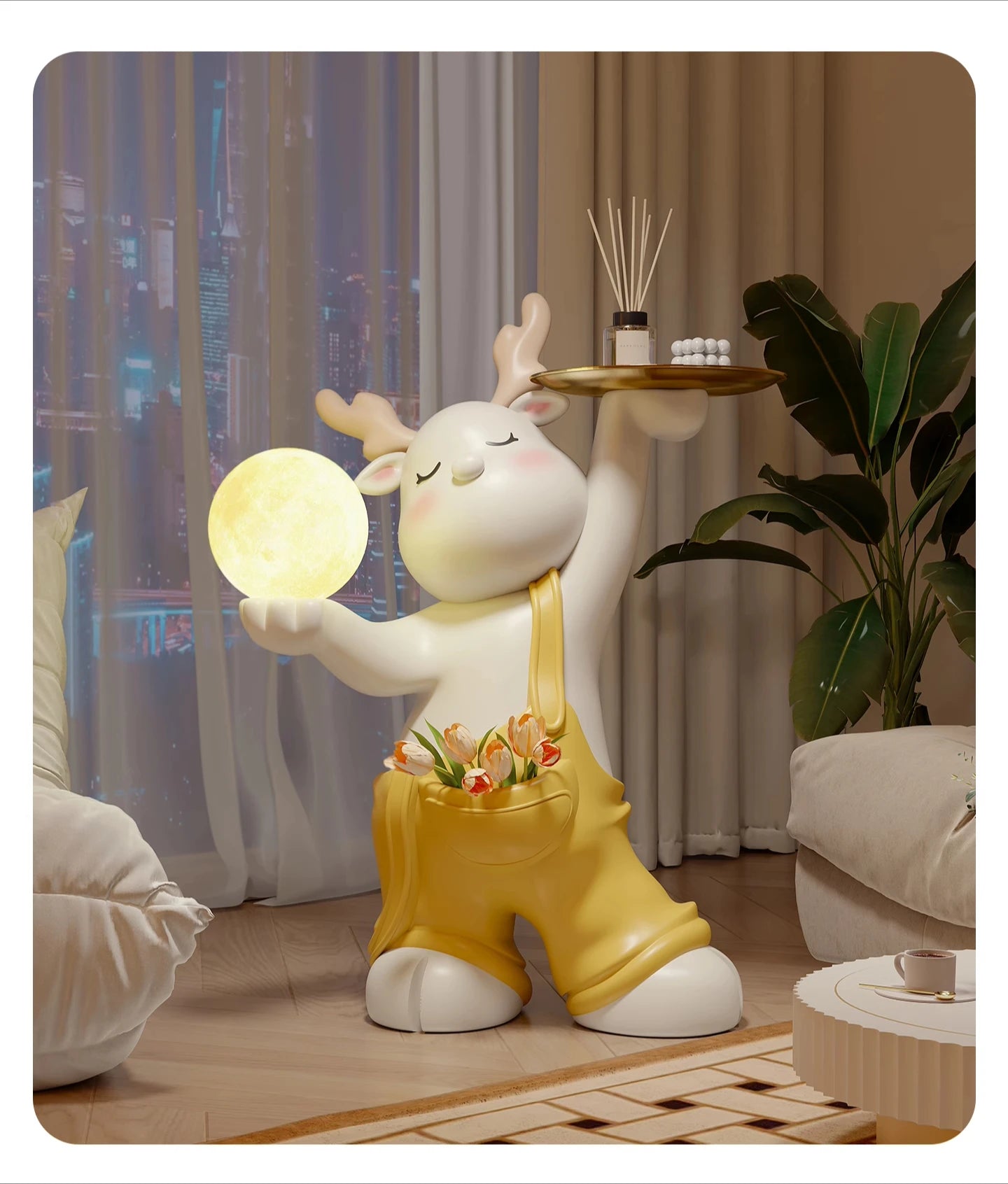 MC THE BLACK DIAMOND Nordic home decor figurines, delicately crafted decorative figures for modern interior styling