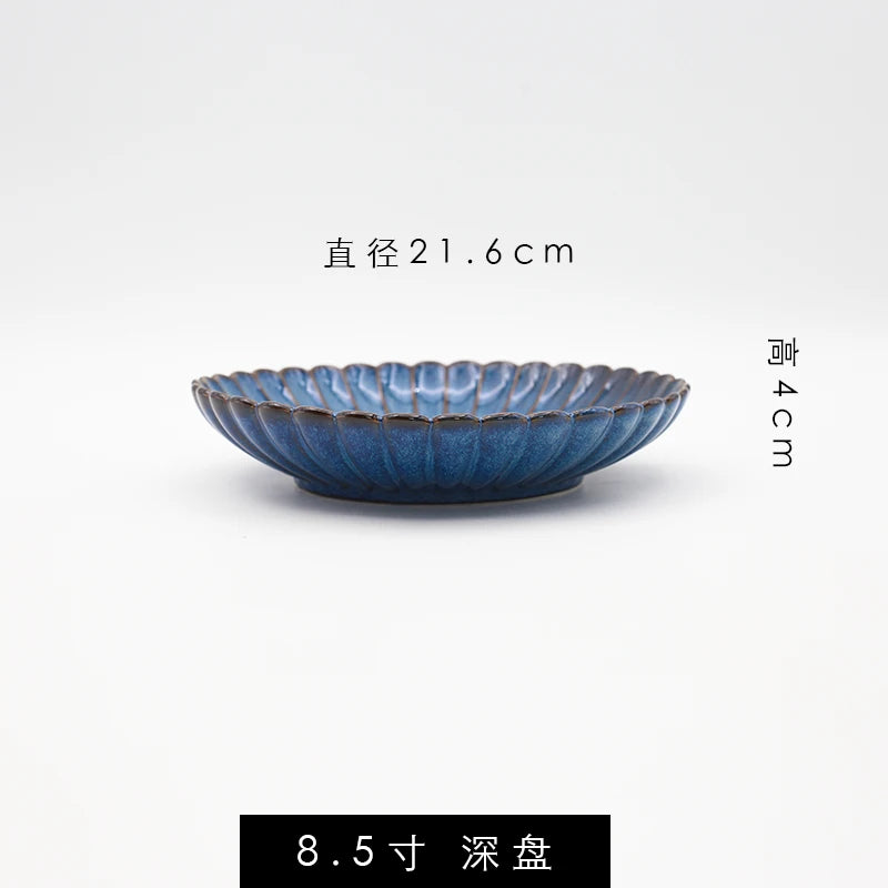 Retro ceramic dinner plate by 𝕄𝕮 𝕋𝕙𝕖 𝔹𝕝𝕒𝕔𝕜 𝔻𝕚𝕒𝕞𝕠𝕟𝕕