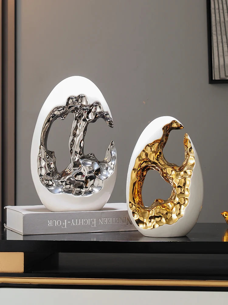 Simple Modern Home Decor, Gold Ornaments, Living Room, Wine Cabinet, TV Cabinet, Office Desktop, High-end Christmas Decoration - 𝕄𝕮 𝕋𝕙𝕖 𝔹𝕝𝕒𝕔𝕜 𝔻𝕚𝕒𝕞𝕠𝕟𝕕